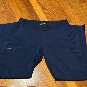 Healing Hands Navy Blue Scrub Pants and scrub top